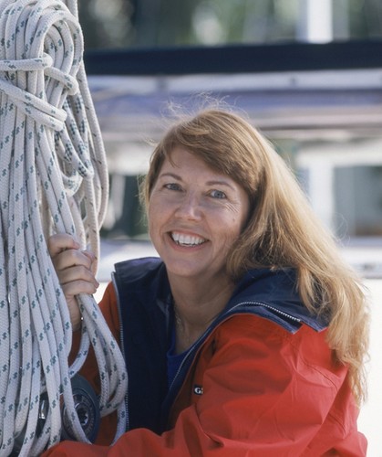 Christine Kling - cruising sailor and author who did this interview ©  SW